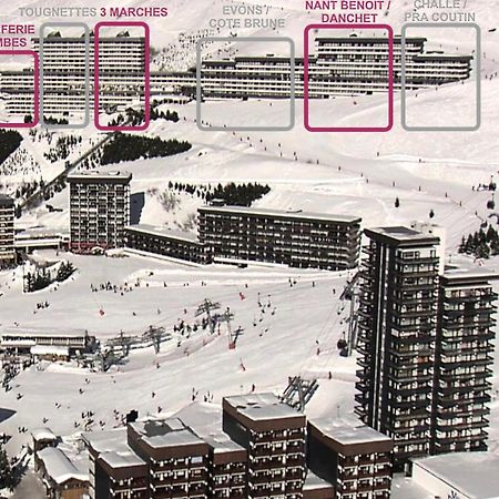 Residence Combes - Studio Aux Pieds Des Pistes Aux Menuires Avec Vue Panoramique Mae-3984 サン・マルタン・ド・ベルヴィル エクステリア 写真