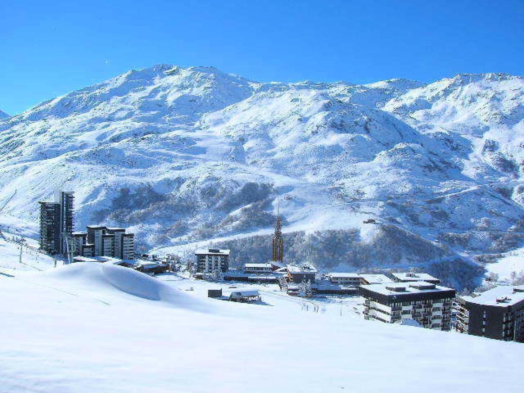 Residence Combes - Studio Aux Pieds Des Pistes Aux Menuires Avec Vue Panoramique Mae-3984 サン・マルタン・ド・ベルヴィル エクステリア 写真