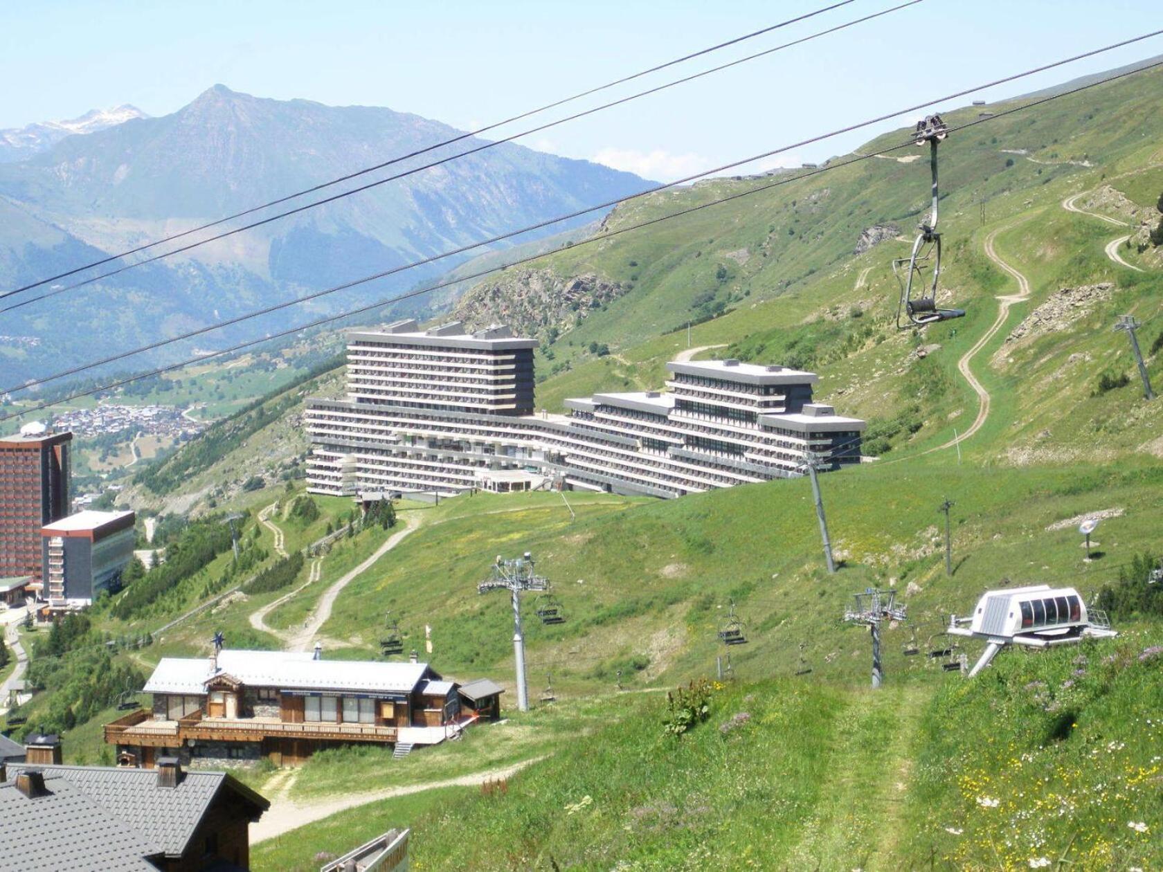 Residence Combes - Studio Aux Pieds Des Pistes Aux Menuires Avec Vue Panoramique Mae-3984 サン・マルタン・ド・ベルヴィル エクステリア 写真